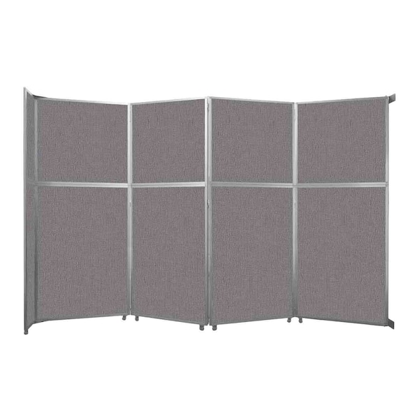 Operable Wall Folding Room Divider 15'7" x 10'3/4" Slate Fabric